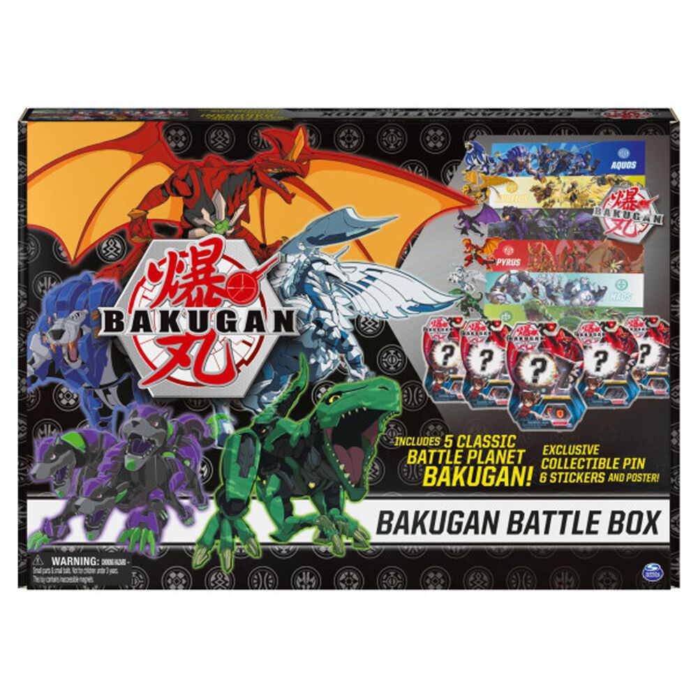 Spin Master Bakugan Battle Box Gift Set with 5 Battle Planet, , large