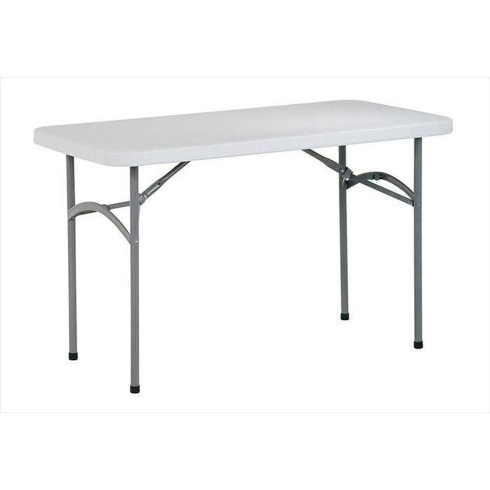 OSP Home 4' Resin Multi- Purpose Folding Table, , large