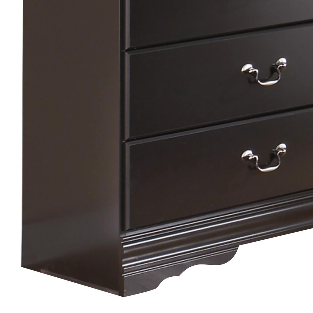 Ashley Huey Vineyard 6-Drawer Dresser and Mirror in Black, , large