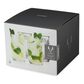 True Brands Deco Beau Crystal Highball Glasses in Clear (Set of 4), , large