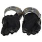Maple and Jade 2-Piece Replica Medieval Decorative Armor Gloves Set in Polished Silver and Gold, , large