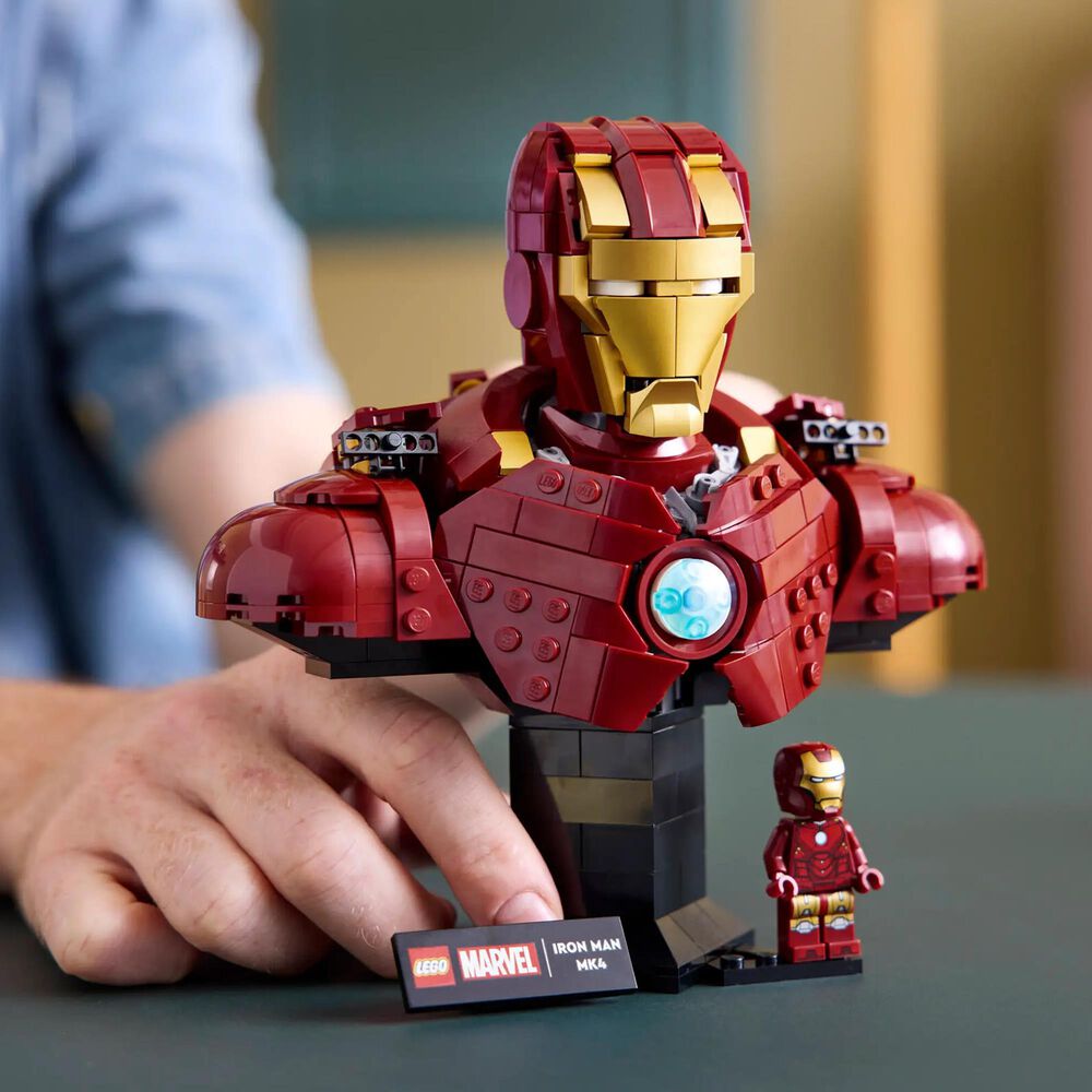 LEGO Marvel Iron Man MK6 Helmet Building Set, , large