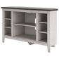 Ashley Dorrinson 48" Corner TV Stand in Antiqued White and Gray, , large