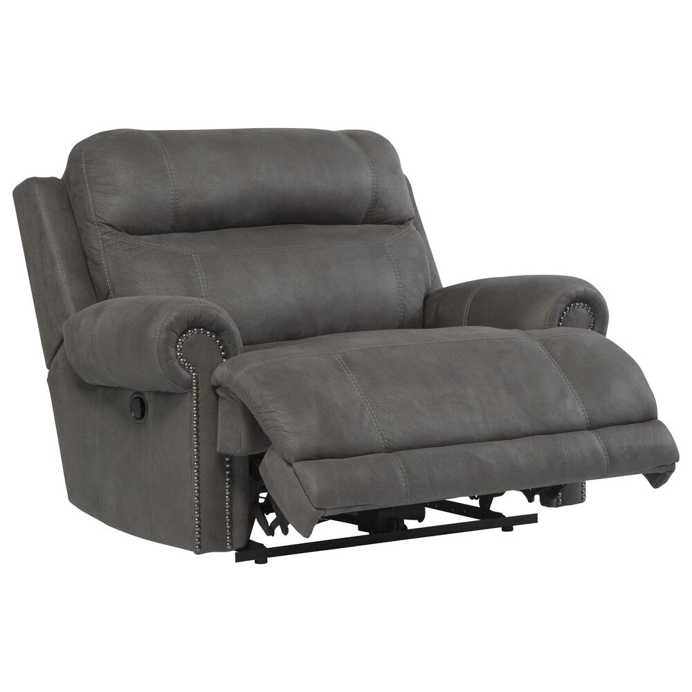 Ashley Austere Manual Wall Recliner in Gray, , large