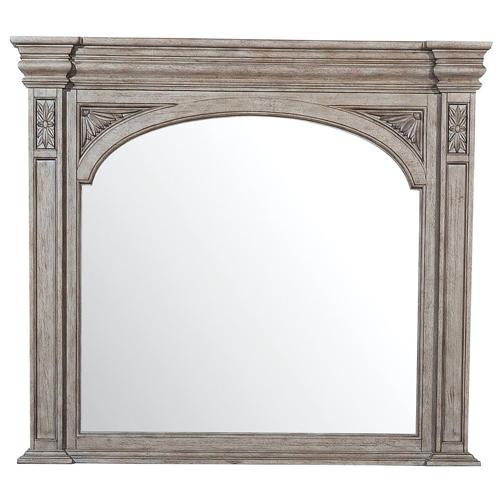 Nicolette Home Kingsbury 8-Drawer Dresser and Mirror in Gray, , large