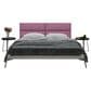 Jaxx Panelist Upholstered King Headboard Panel in Plum (Set of 4), , large