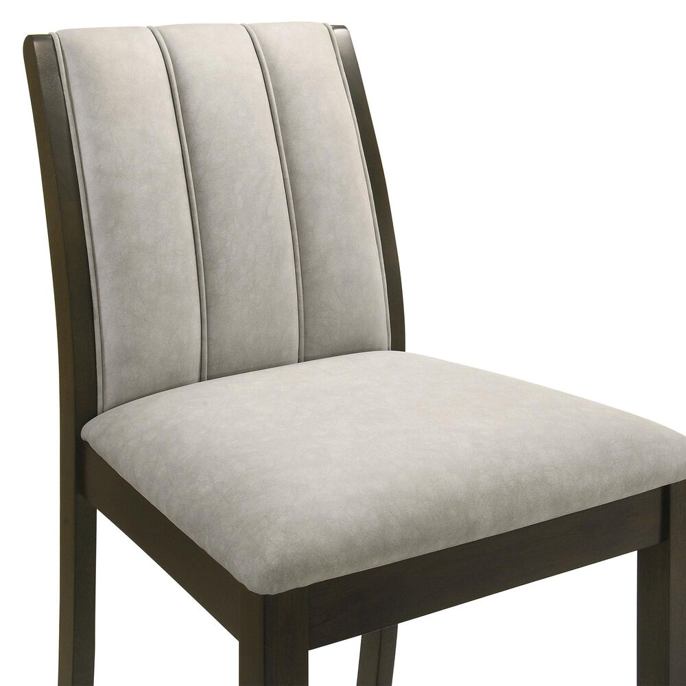 Armen Living Nolan 30" Bar Stool in Dark Roast, , large