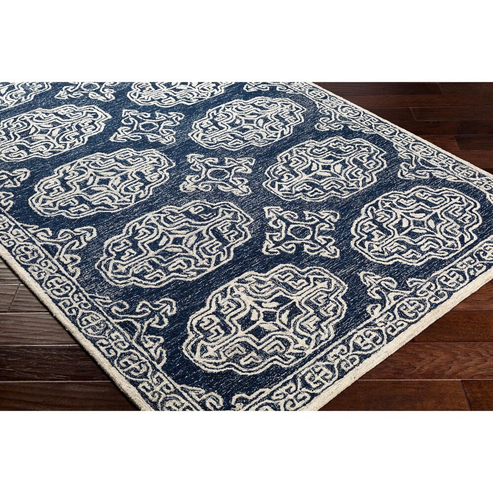 Surya Granada 9&#39;9&quot; x 13&#39;9&quot; Gray, Light Blue, Beige, Navy and Charcoal Area Rug, , large