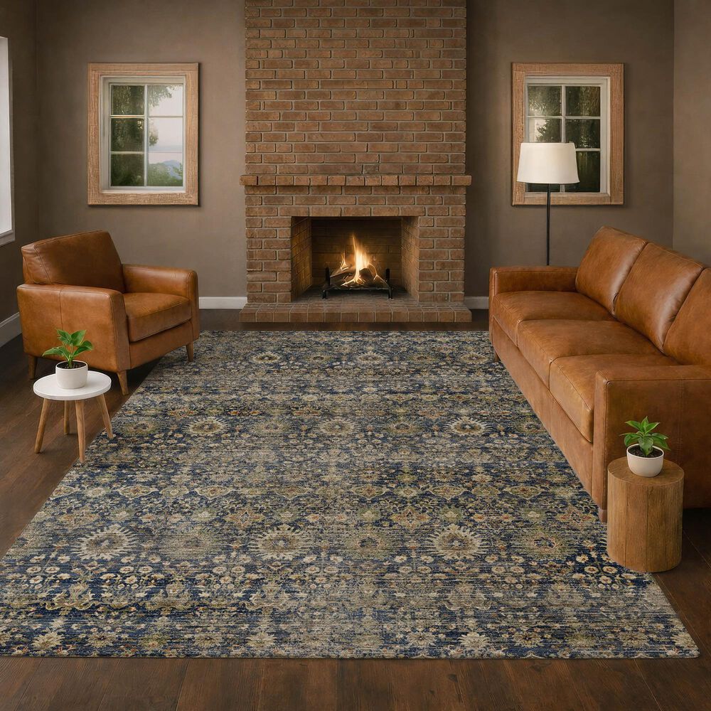 Dalyn Rug Company Aristo AR9 Navy 3' x 5' Area Rug, , large