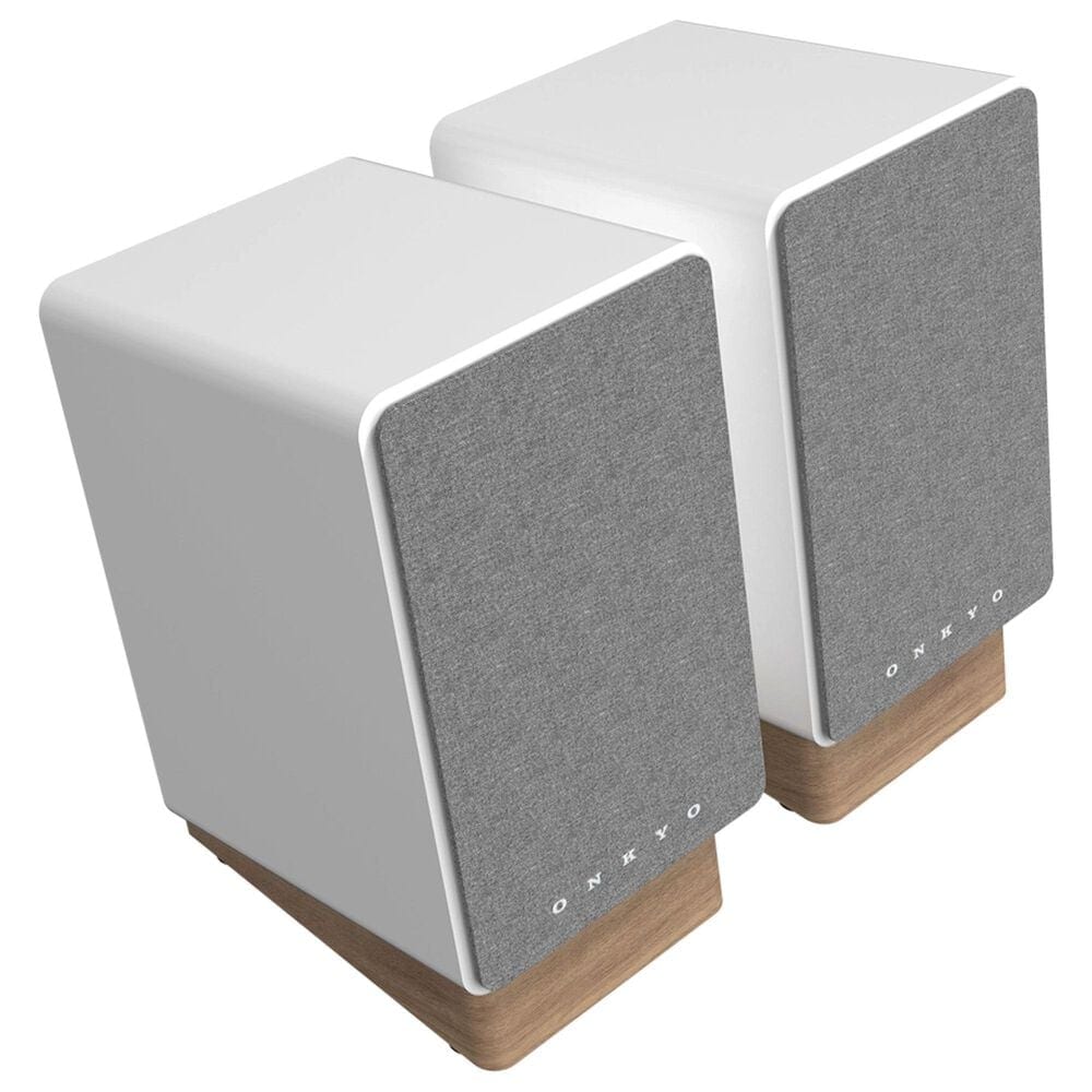 Klipsch Flexus 4" Powered Monitors Bookshelf Speakers Pair in White, , large