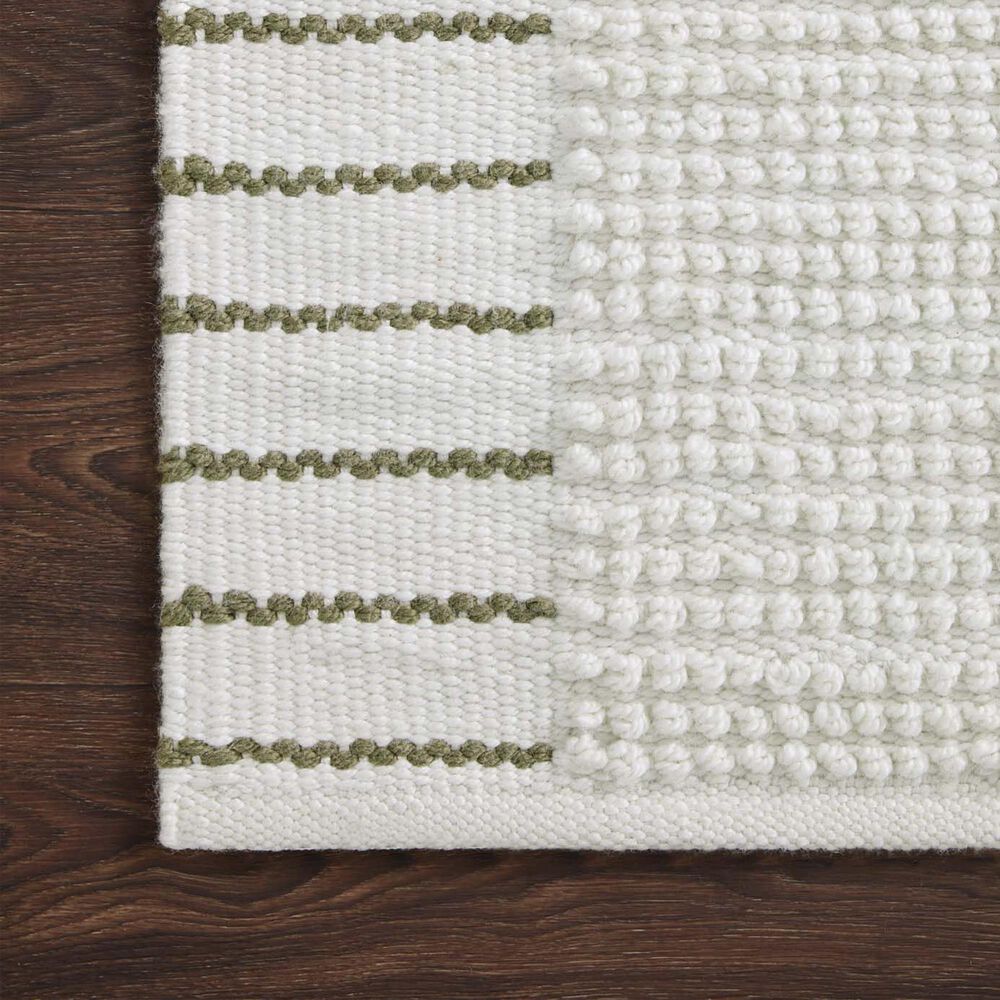 Magnolia Home Sadie 5&#39; x 7&#39;6&quot; White Area Performance Rug, , large