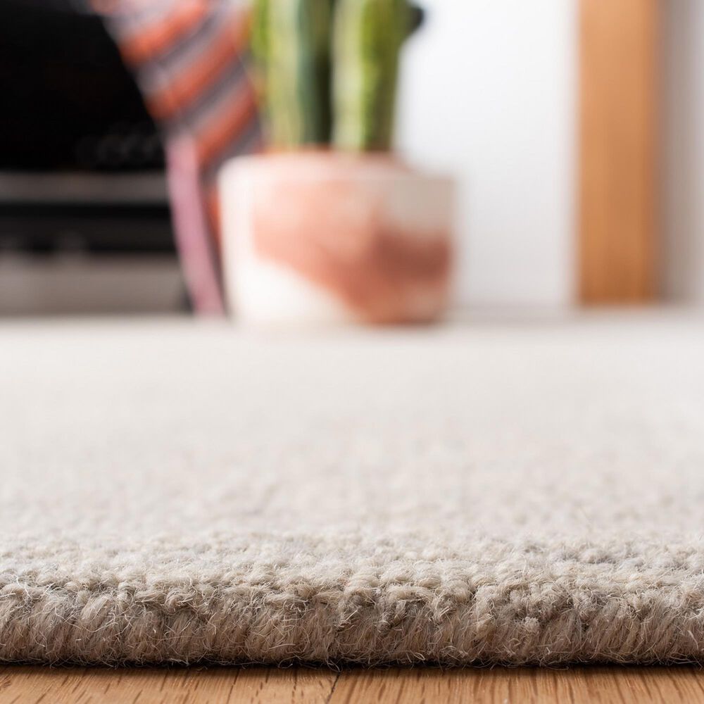 Safavieh Micro-Loop 10&#39; x 14&#39; Silver and Grey Area Rug, , large