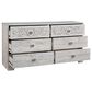 Ashley Paxberry 53" 6-Drawer Dresser in Whitewash, , large