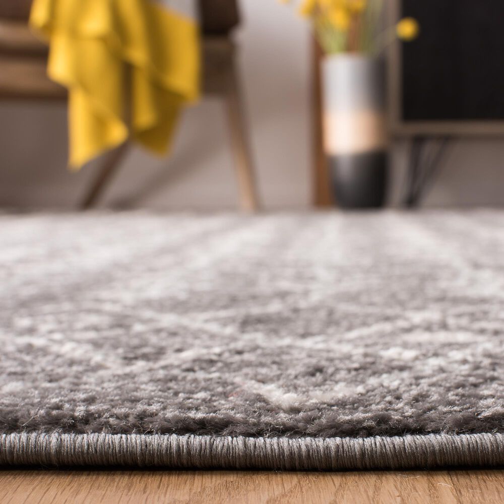 Safavieh Tulum  2&#39; x 10&#39; Ivory and Dark Grey Runner, , large