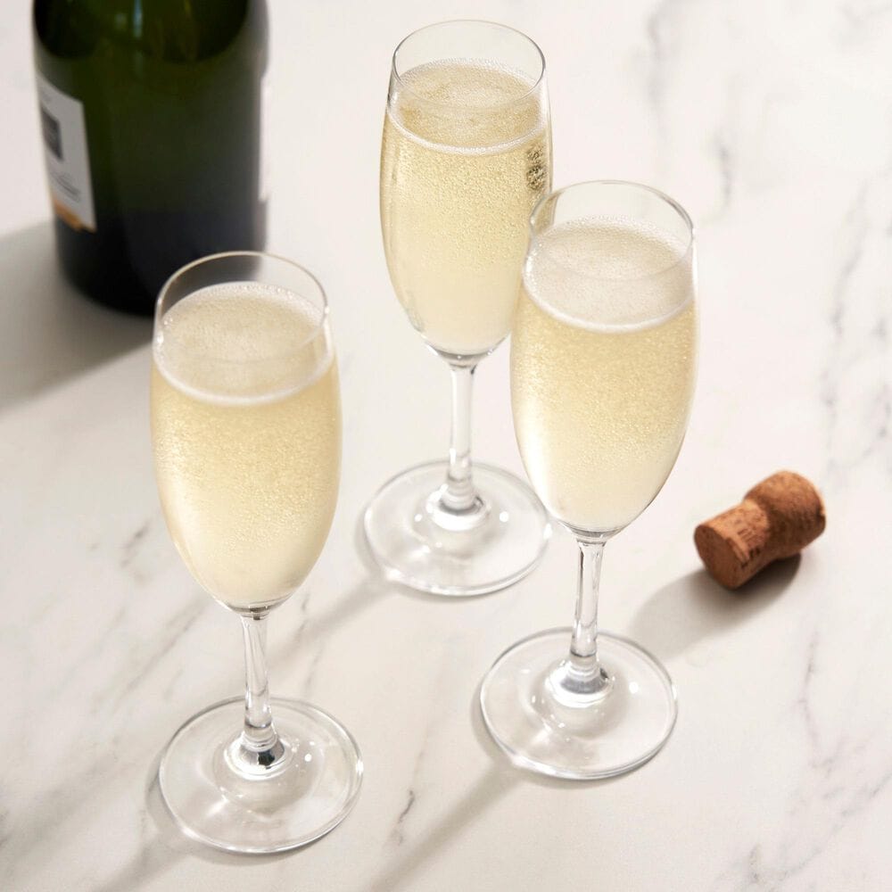 True Cuvee Stemmed Champagne Flute in Clear &#40;Set of 4&#41;, , large