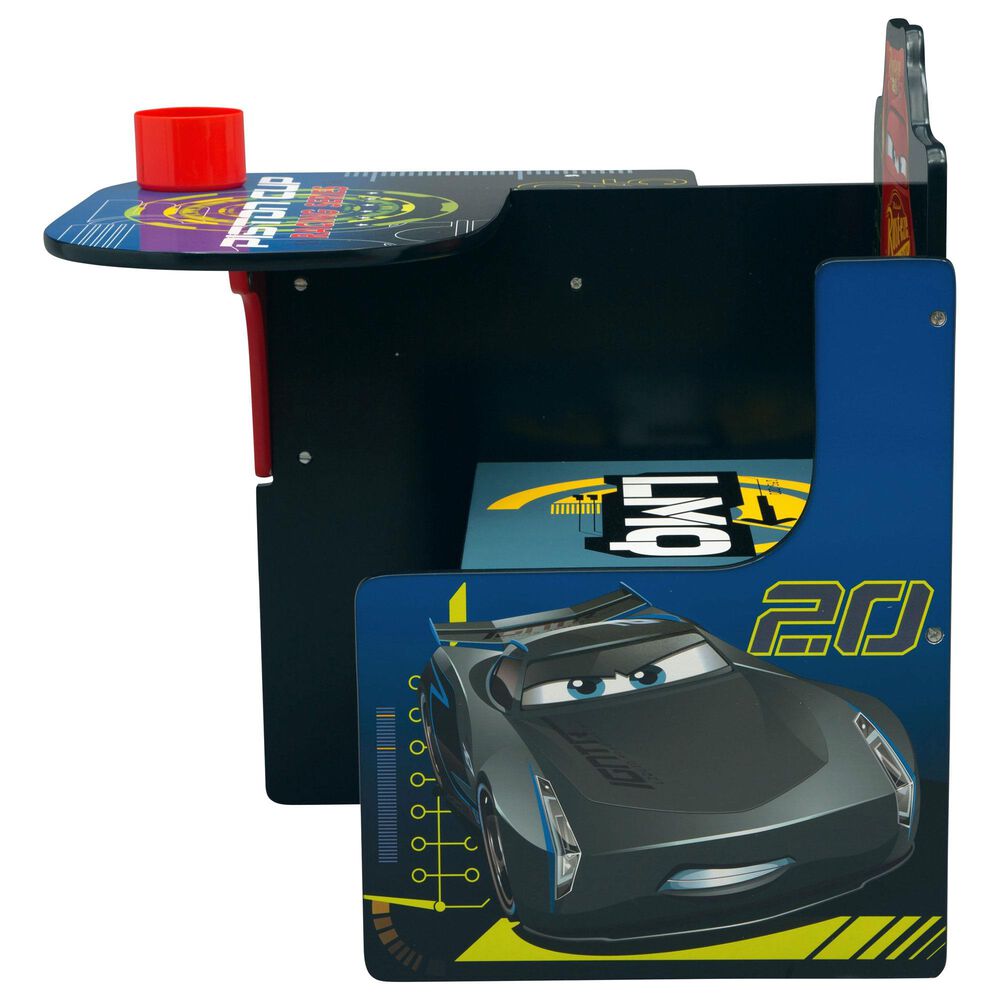 Delta Disney Cars Chair Desk with Storage Bin in Multicolor NFM
