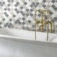 Shaw Geoscape Fan Warm Blend 11.02" x 10.83" Ceramic Mosaic Sheet, , large