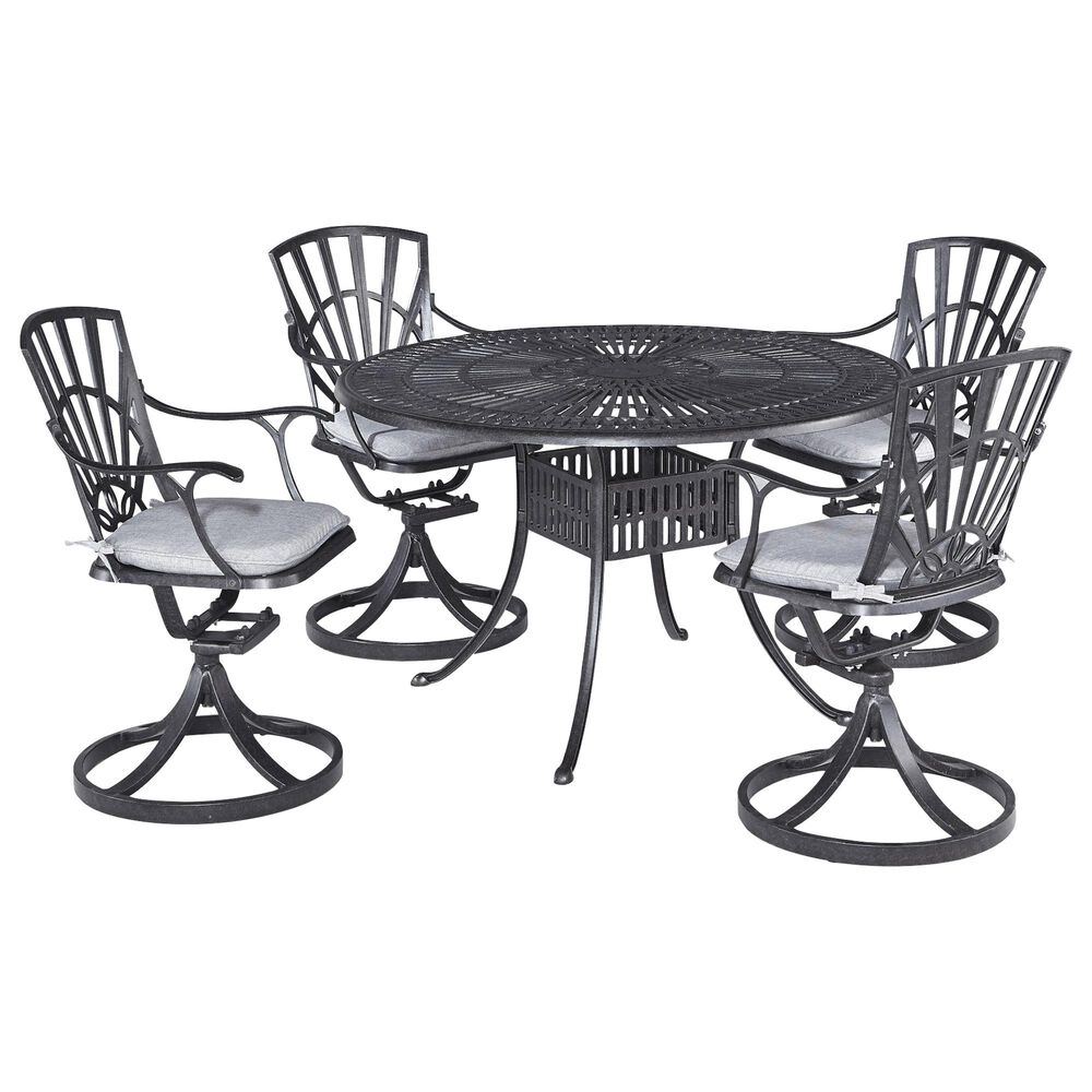 Homestyles Grenada 5-Piece Dining Set in Gray, , large