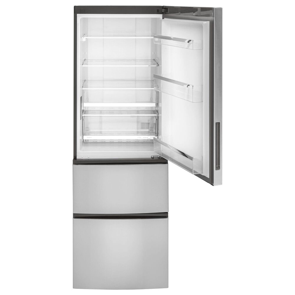 GE Appliances 11.9 Cu. Ft. Counter Depth Bottom-Freezer Refrigerator in Stainless Steel, , large