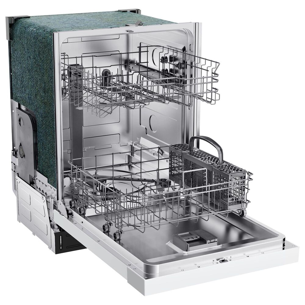 Midea 24" Built-In Front Control Dishwasher in White, , large