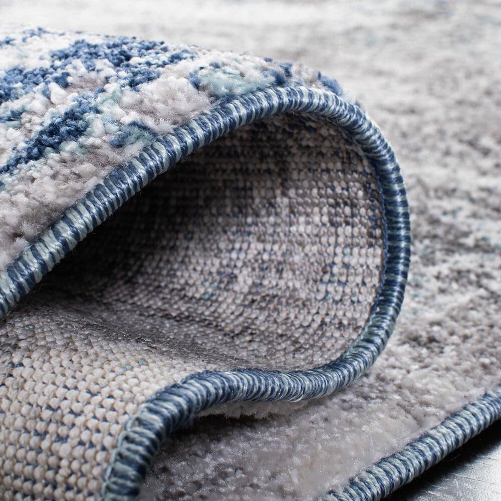 Safavieh Aston  2&#39; x 15&#39; Light Blue and Grey Runner, , large