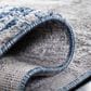 Safavieh Aston  2" x 15" Light Blue and Grey Runner, , large