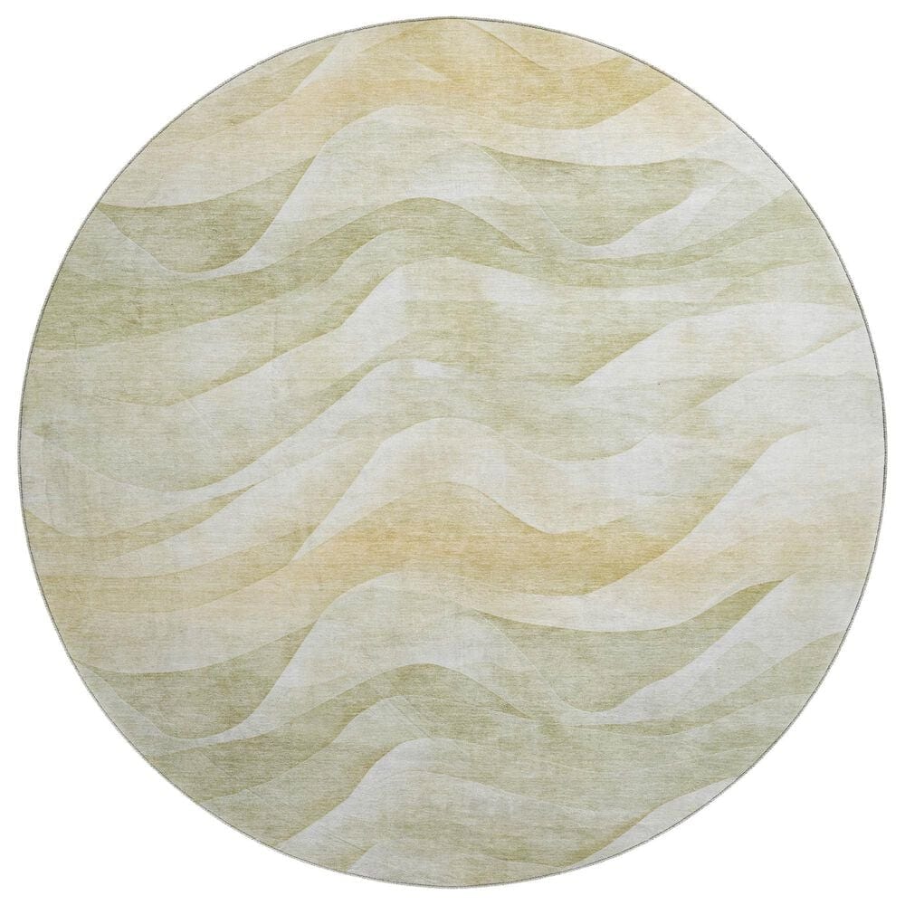 Dalyn Rug Company Pacifica PA3 8" Round Aloe Area Rug, , large