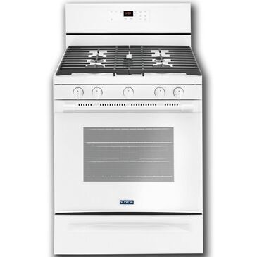 Maytag 30" Gas Range in White, , large