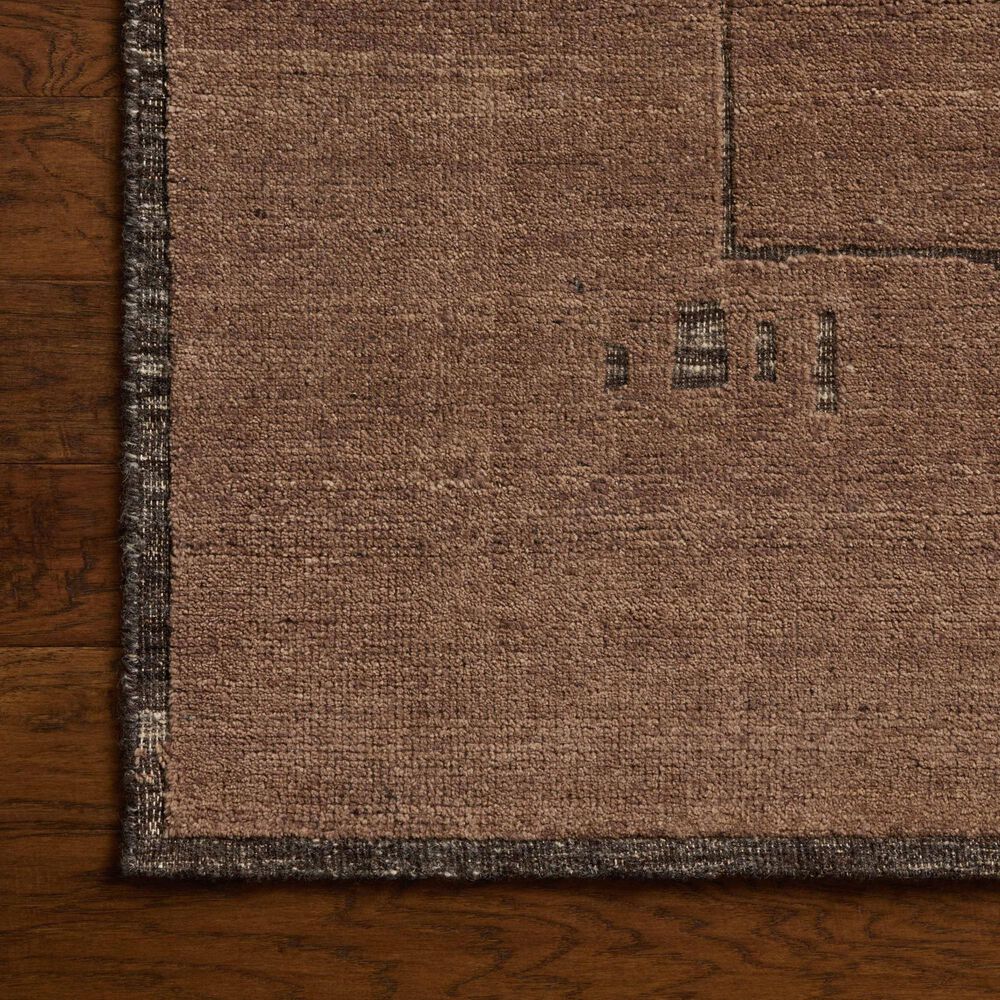 Loloi Beckham Charcoal and Brown 2' x 3' Area Rug, , large
