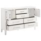 New Heritage Design Andover 3 Piece King Bedroom Set in White, , large