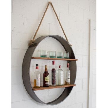 Kalalou Wall Shelf in Bronze, , large
