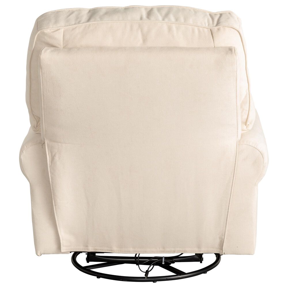 Eastern Shore Savanna Power Swivel Glider Recliner in Ivory, , large