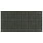 Dal-Tile Portfolio Charcoal 12" x 24" Ceramic Mosaic Sheet, , large