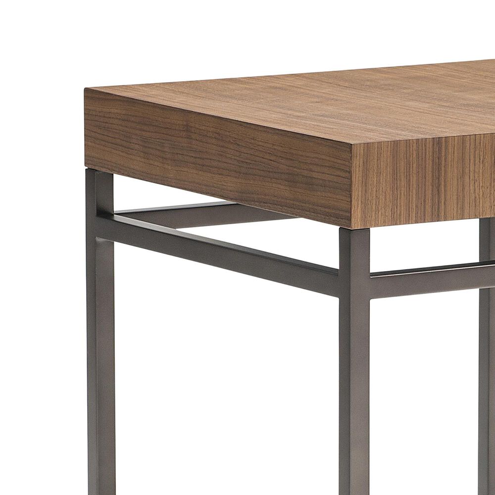 Bernhardt Collins Side Table in Nocino and Black Oxide, , large