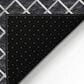 Dalyn Rug Company York 10" x 14" Black Indoor/Outdoor Area Rug, , large