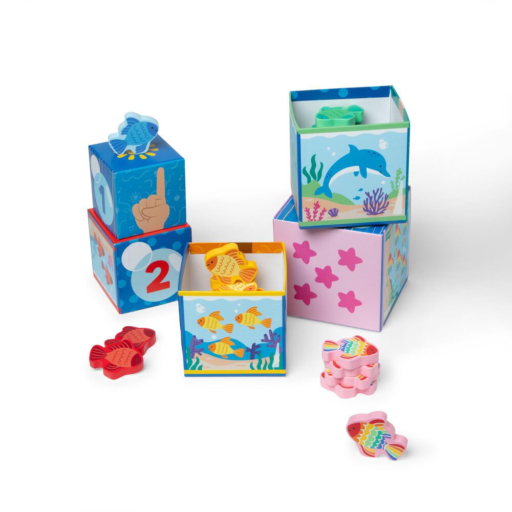 Melissa &amp; Doug Ms. Rachel Sort &amp; Count Nesting Blocks, , large