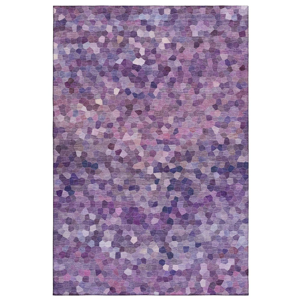 Dalyn Rug Company Kaleidoscope Plum 5" x 7"6" Indoor/Outdoor Area Rug, , large