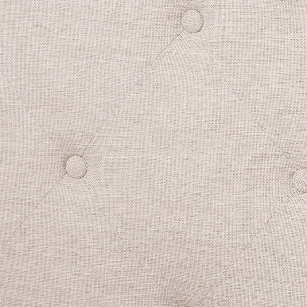 Baxton Studio Lexi King Panel Bed in Light Beige, , large