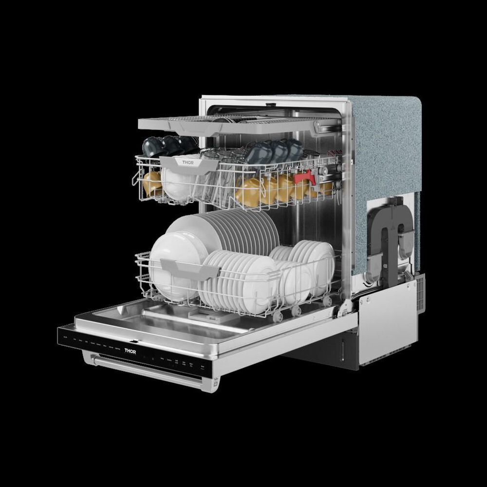 Thor Kitchen Gordon Ramsay 24&quot; Built-In Dishwasher in Stainless Steel, , large