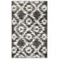 Safavieh Adirondack ADR118R-24 2"6" x 4" Charcoal/Ivory Door Mat, , large