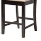 Baxton Studio Lenoir Counter Height Pub Chair with Sand Cushion in Espresso Brown (Set of 2), , large