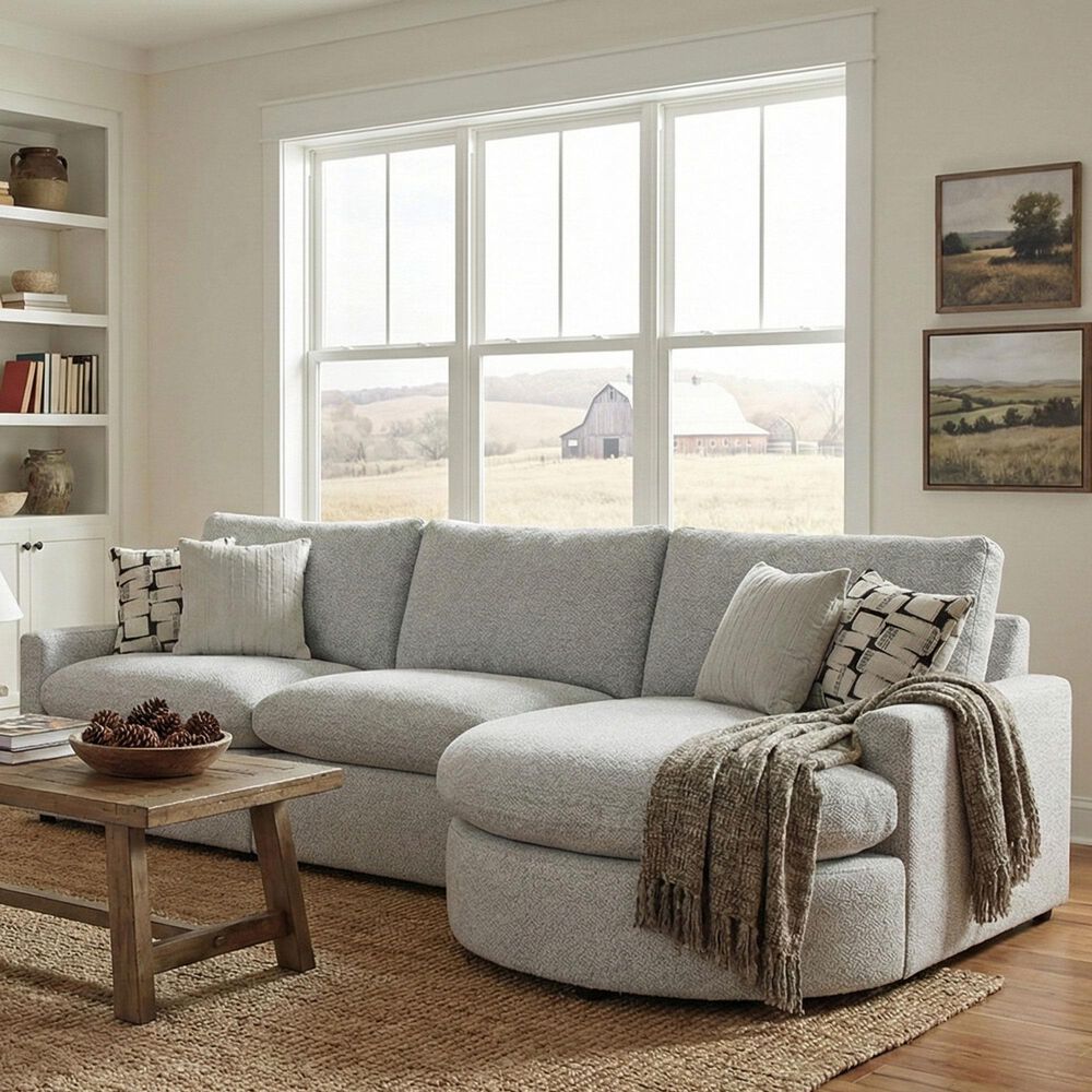 Soundscape 3-Piece Sectional in Pumice, , large