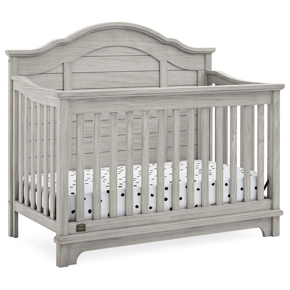 Delta Children Asher 6-In-1 Convertible Crib in Rustic Mist, , large