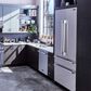 Signature Kitchen Suite 19.3 Cu. Ft. Built-in French Door Refrigerator and Panel Kit in Stainless Steel, , large