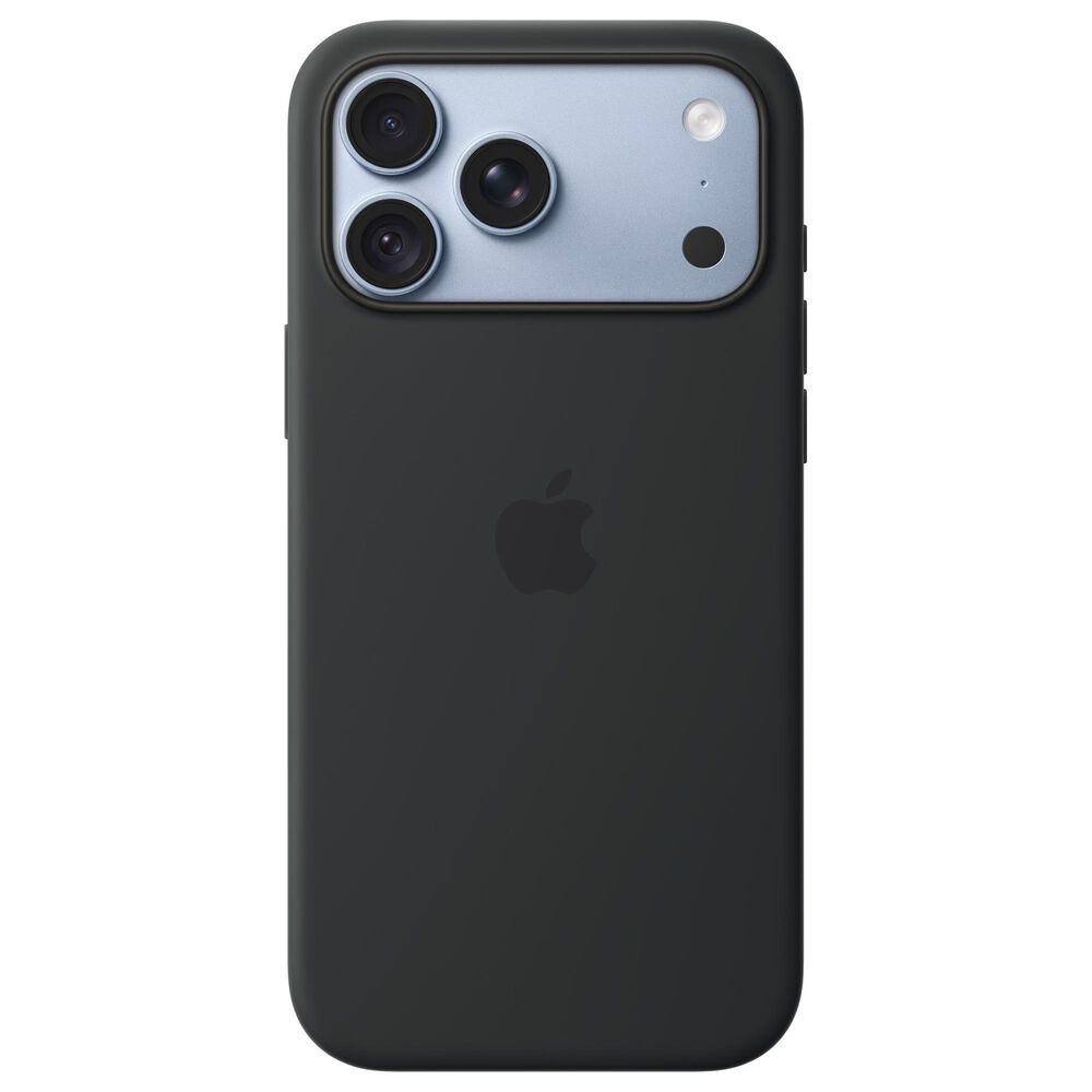 Apple Silicone Case with MagSafe for Apple iPhone18 ProMax in Black, , large