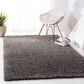 Safavieh August Shag AUG200F 4" x 6" Grey Area Rug, , large
