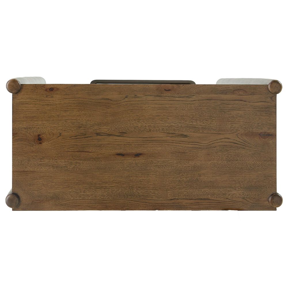 Riverside Furniture Henderson King Platform Panel Bed with Dresser Chest and 2 Nightstands in Toasted Pecan, , large