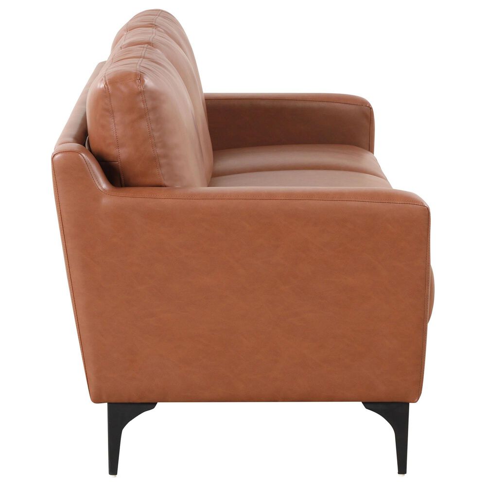 Lifestyle Solutions Fletcher Stationary Sofa in Brown, , large