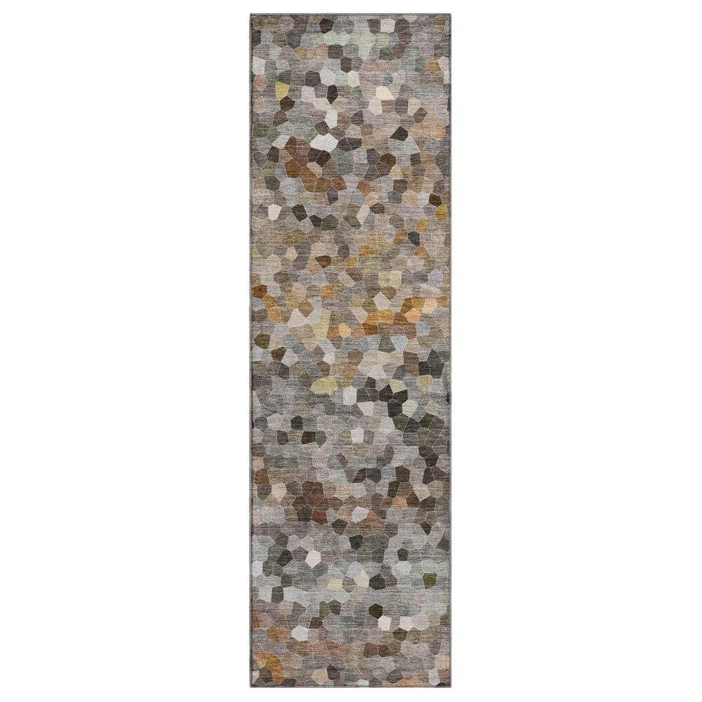 Dalyn Rug Company Kaleidoscope Pewter 2"3" x 7"6" Indoor/Outdoor Runner, , large