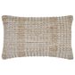 Ashley Hathby 14" x 22" Lumbar Throw Pillow in Tan and White, , large